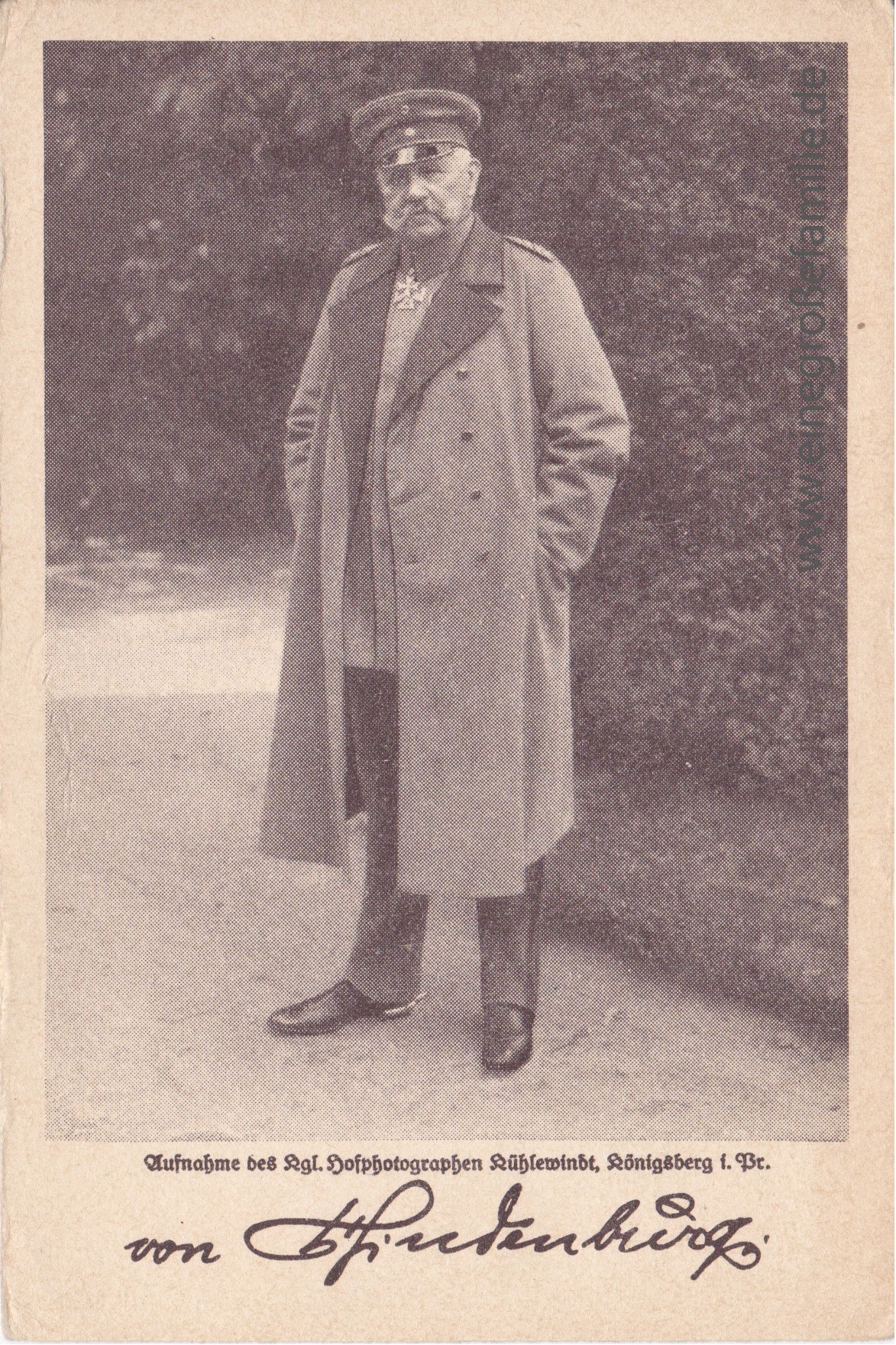 Reichspräsident Paul von Beneckendorff und von Hindenburg