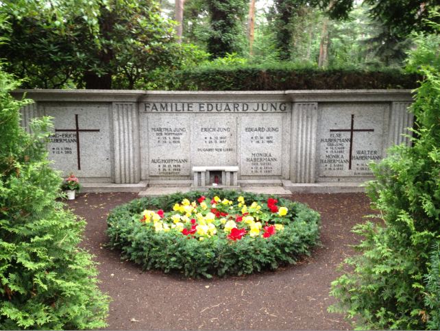 Grabstein August Hoffmann, Waldfriedhof Dahlem, Berlin (umgebettet)