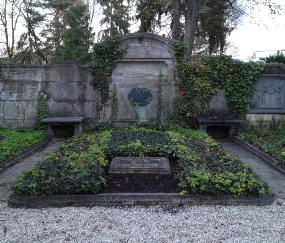 Grabstein Elisabeth von Siemens, geb. von Schelling, Friedhof Wannsee, Lindenstraße, Berlin, Deutsch